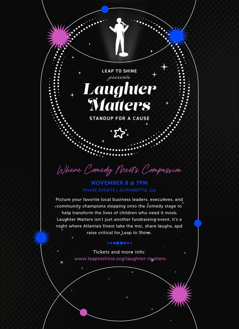 Leap to shine presents Laughter Matters - Stand up for a Cause
