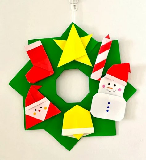 Holiday Origami Wreath Workshop for Kids with Michiko Okuma (Dec 14) - on Sunday