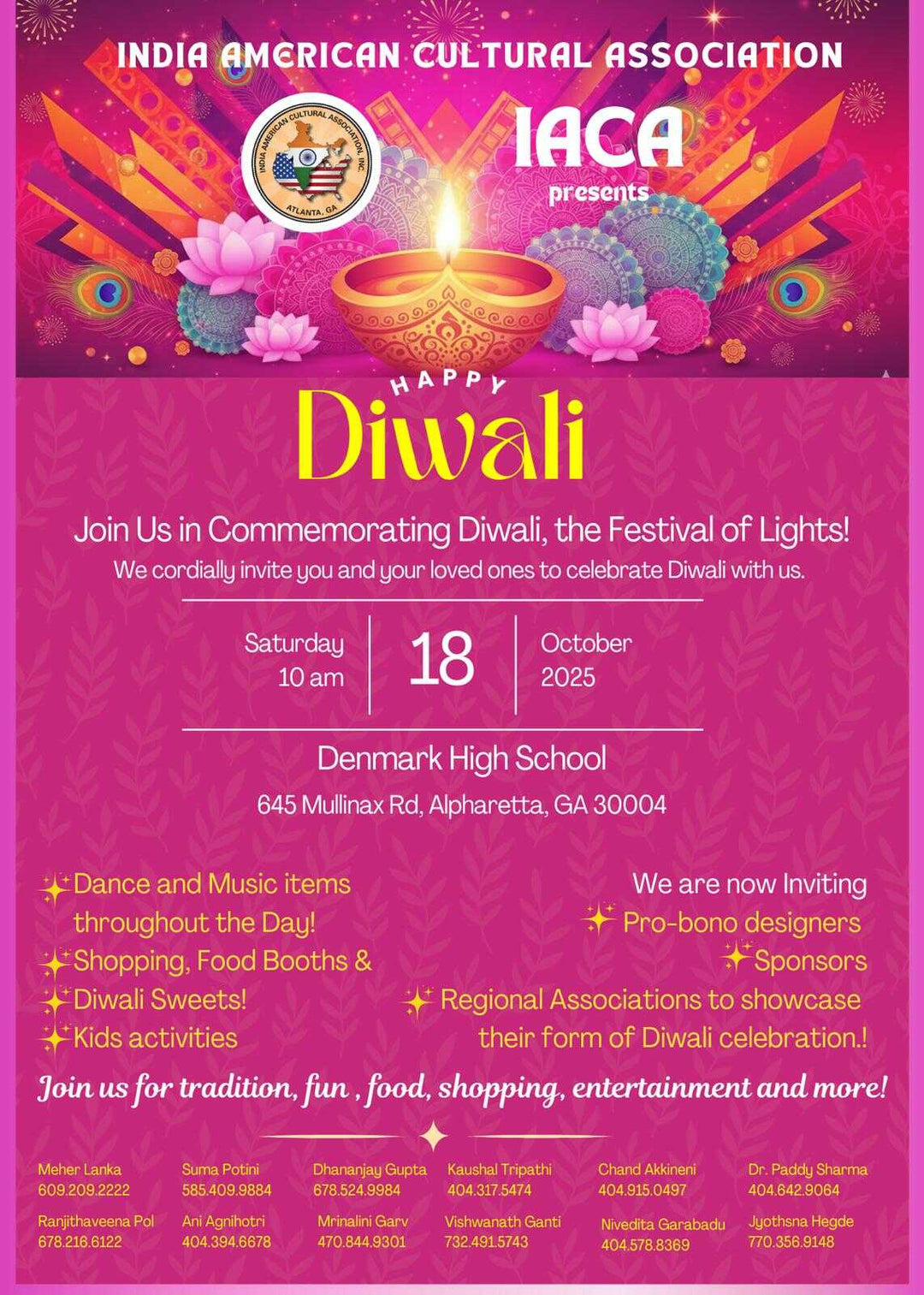 IACA Diwali Festival in Atlanta
