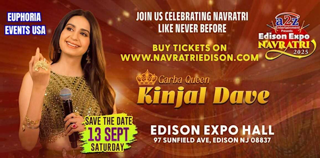 Navratri Festival of New Jersey With Kinjal Dave