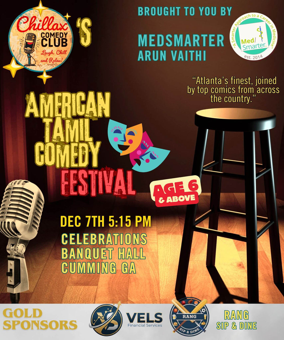 ⁠Chillax’s American Tamil Comedy Festival