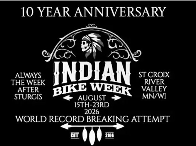 INDIAN BIKE WEEK 2026 GUINNESS RECORD ATTEMPT for Longest Parade of Indians