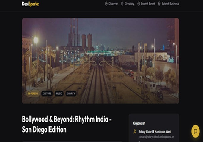Bollywood and Beyond Rhythm India  San Diego Edition