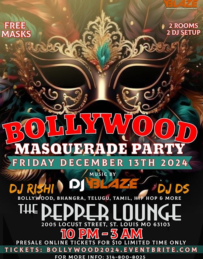 BOLLYWOOD MASQUERAD PARTY