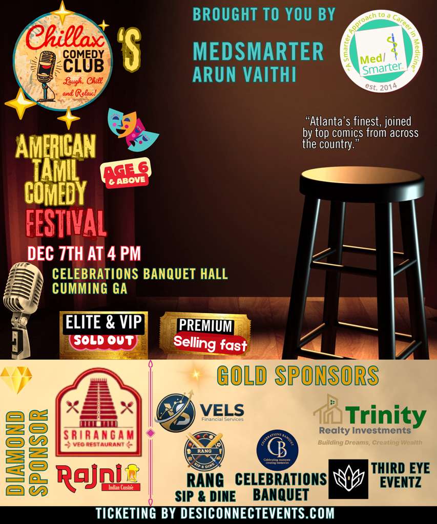 ⁠Chillax’s American Tamil Comedy Festival