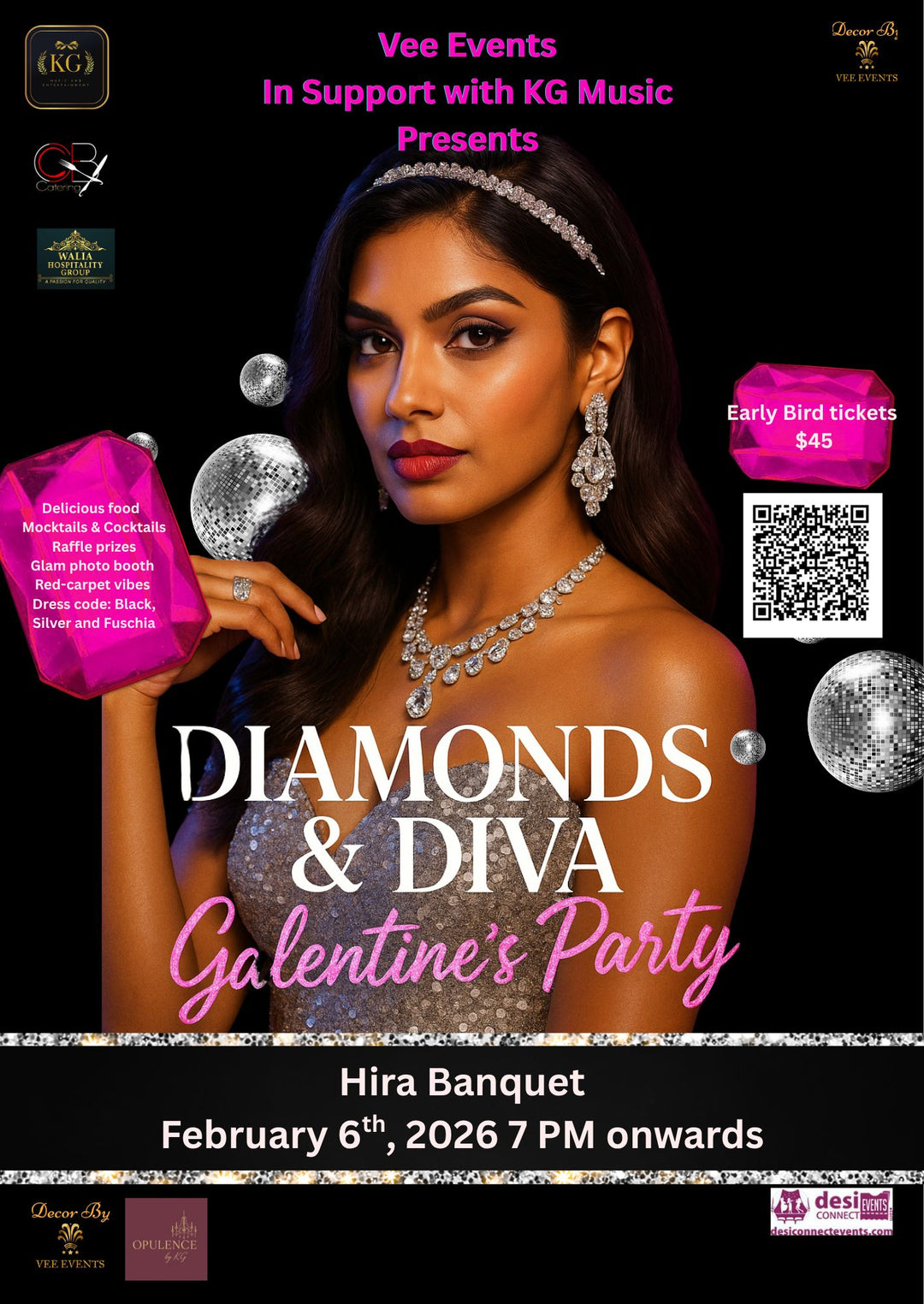 Diamonds and Diva Galentine's Party