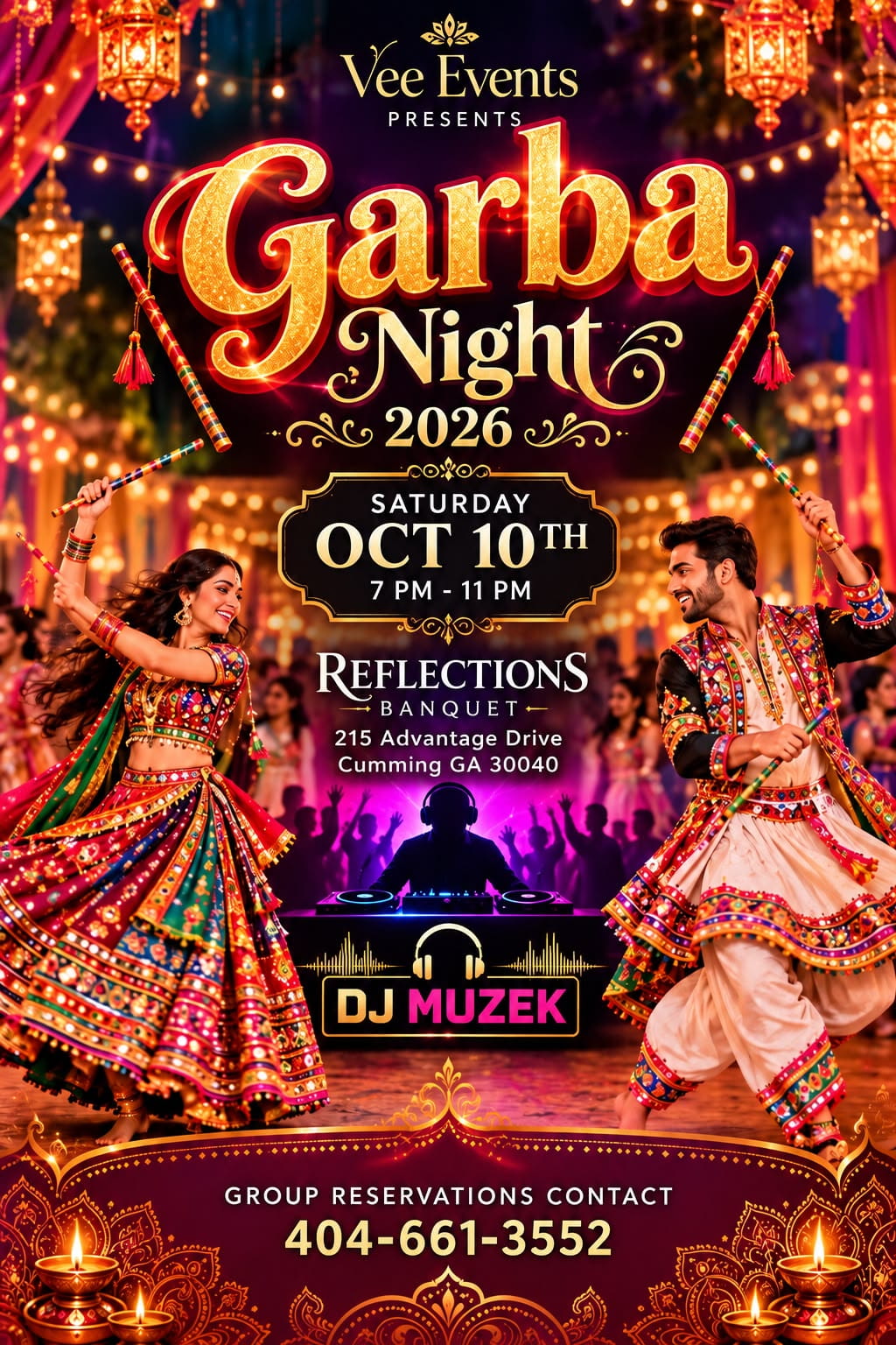 DCE VEE Events Garba Night 2026