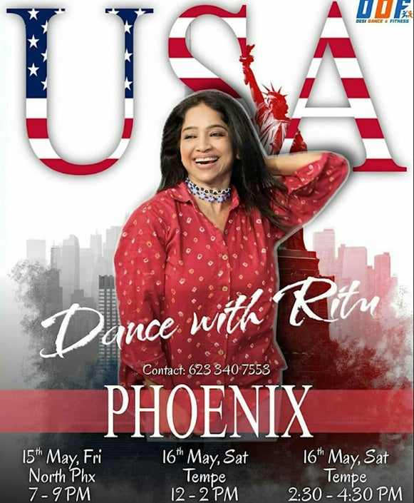 Dance with Celebrity Choreographer Ritu Bollywood Workshop in Tempe