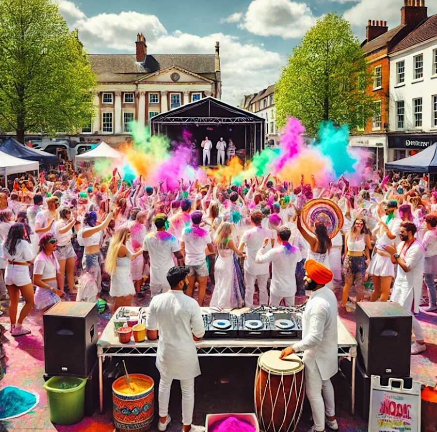 OUTDOOR HOLI FESTIVAL CELEBRATION