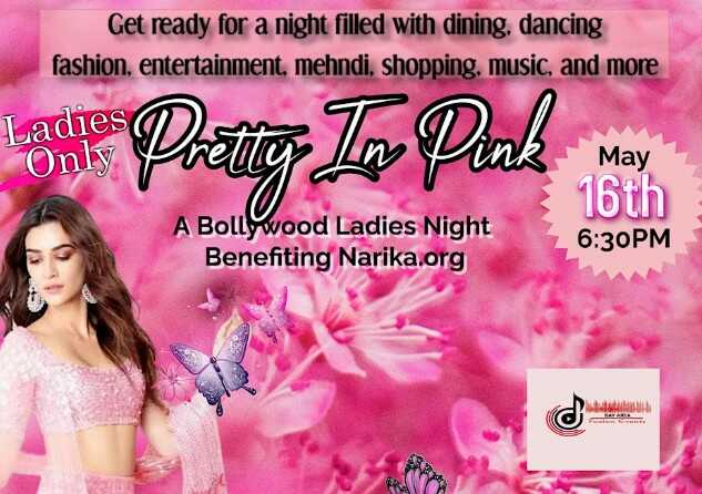 Pretty In Pink Bollywood Ladies Night