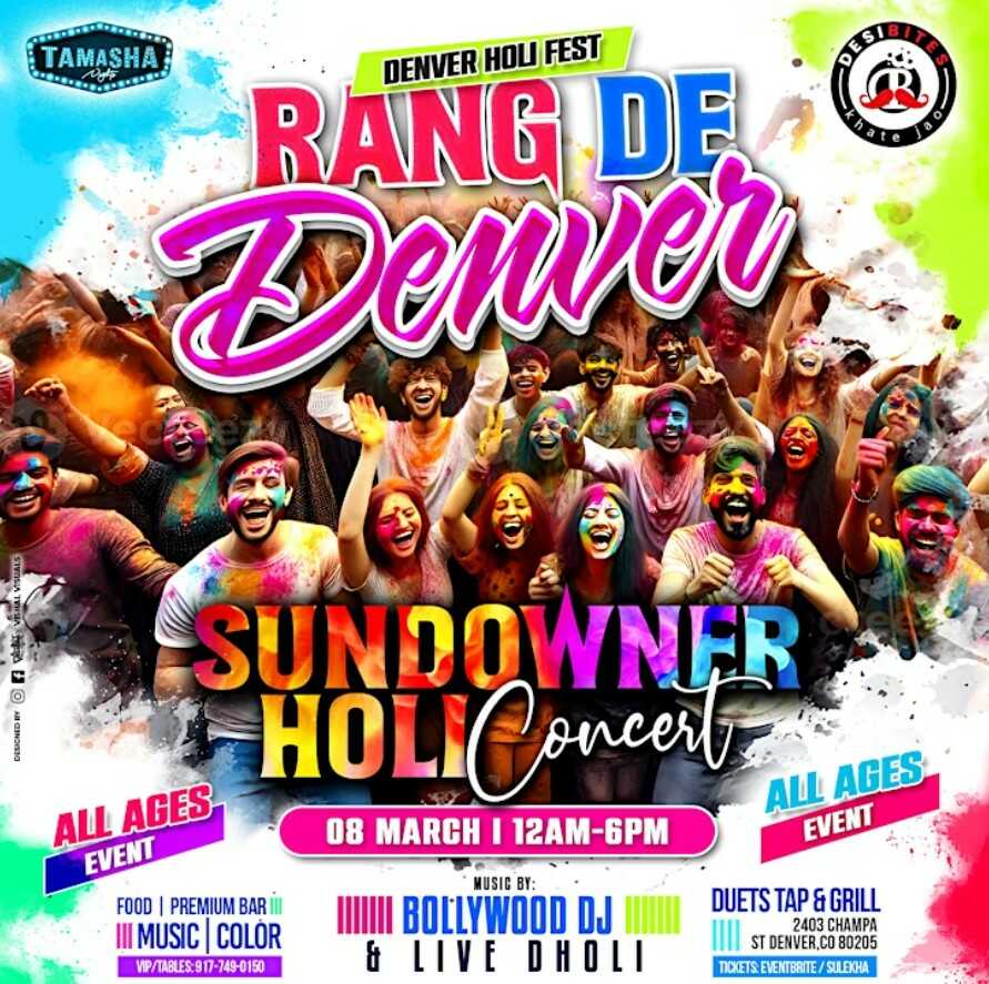 RANG DE DENVER HOLI COLOR FEST 2025