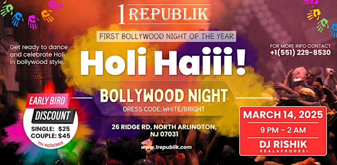 Holi Party Bollywood Night