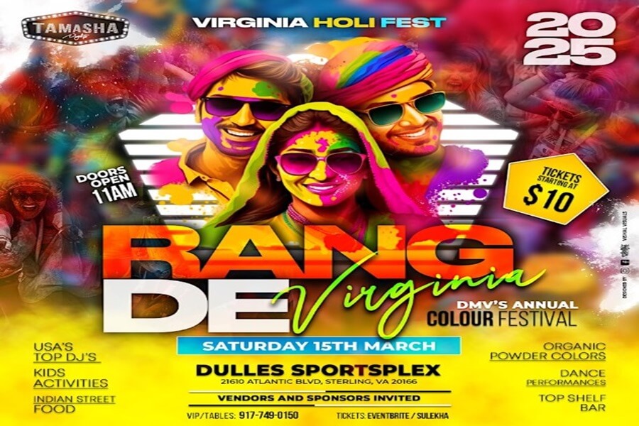 Virginia Holi Color Fest 2025