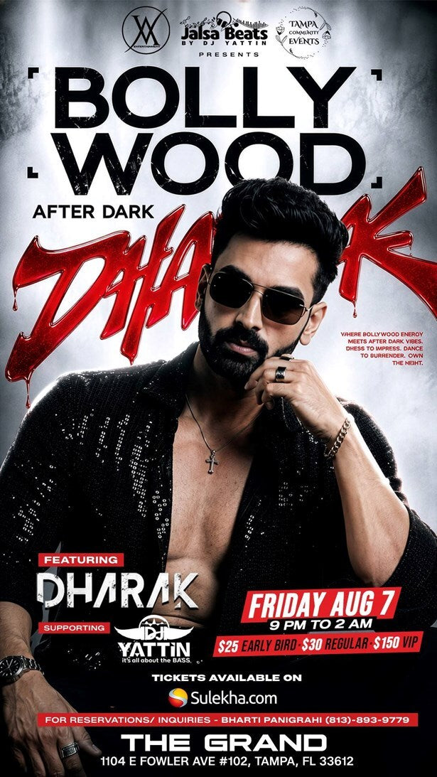 Bollywood After Dark with Dharak In Tampa