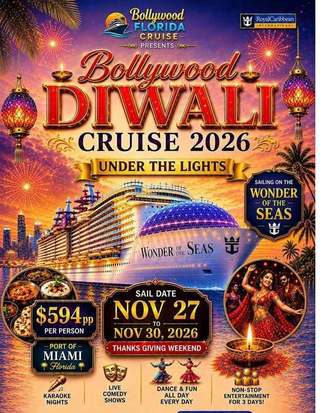 Bollywood Diwali Cruise 2026