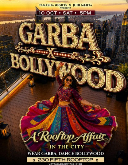 NYC'S GARBA X BOLLYWOOD AT 230 Fifth Rooftop