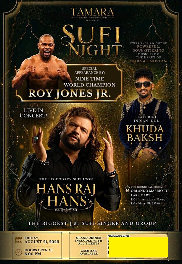 Sufi Night 2026 – Hans Raj Hans Live Concert 2026