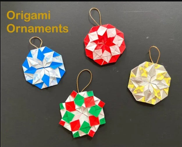 Holiday Origami Ornaments for Adults with Michiko Okuma (Dec 14) - on Sunday
