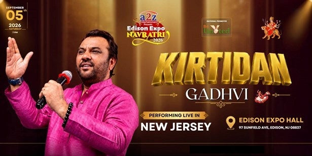 Navratri With Kirtidan Gadhvi EDISON EXPO New Jersey