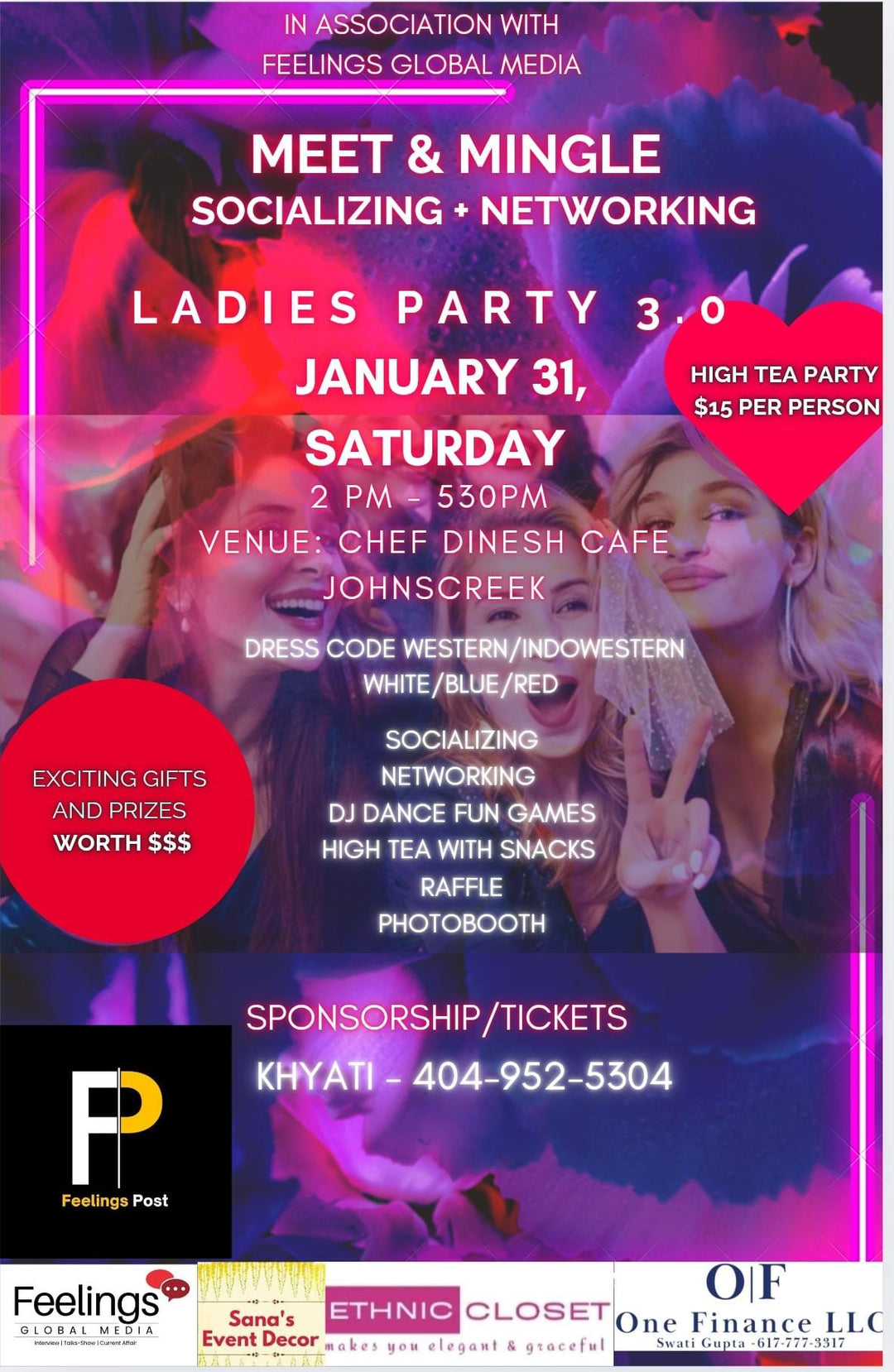 Meet and Mingle Ladies Party 3.0