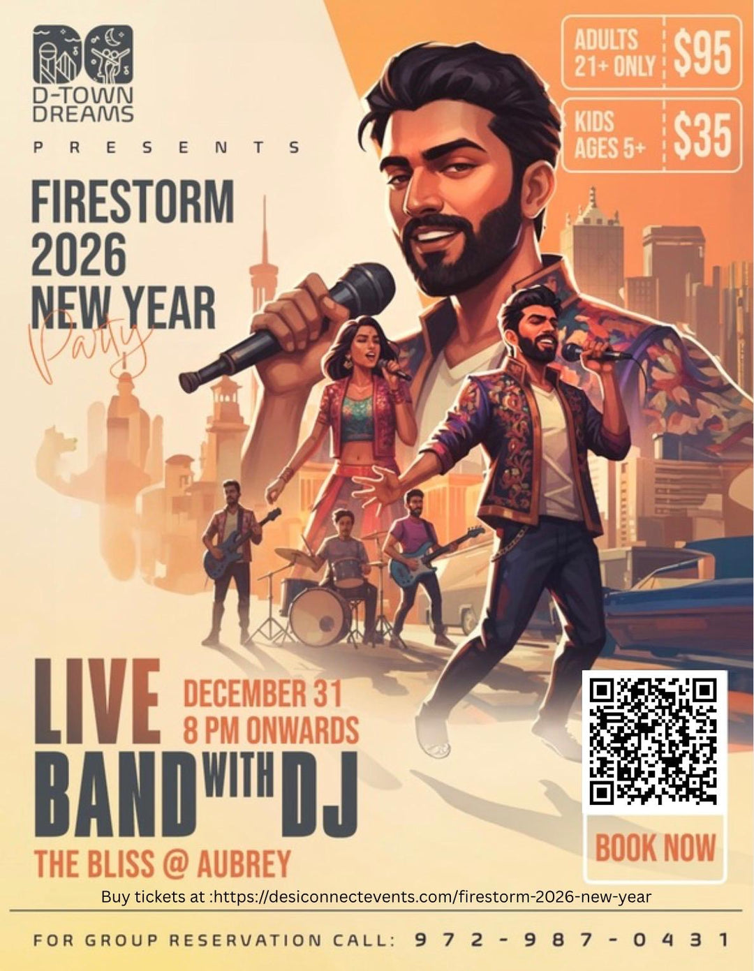 Firestorm 2026 New Year Celebration at Aubrey TX