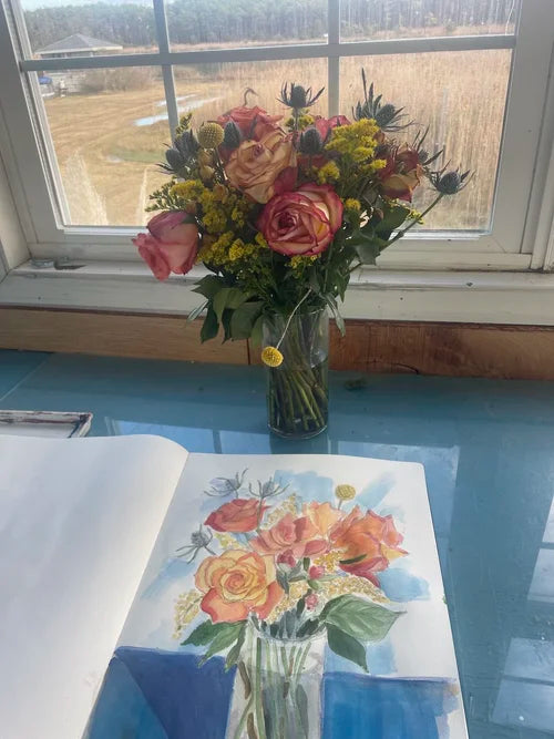 Beginning/Intermediate Watercolor Workshop with Nina Muys (Sep 13) - on Sunday