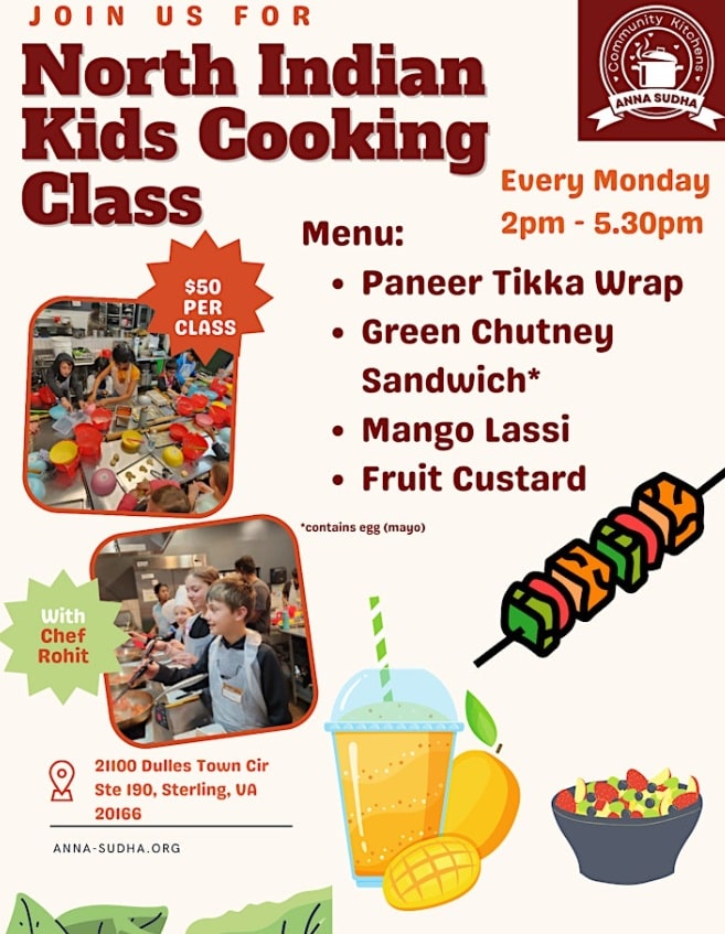 Summer Cooking Classes for Kids - North Indian Kids Cooking Class