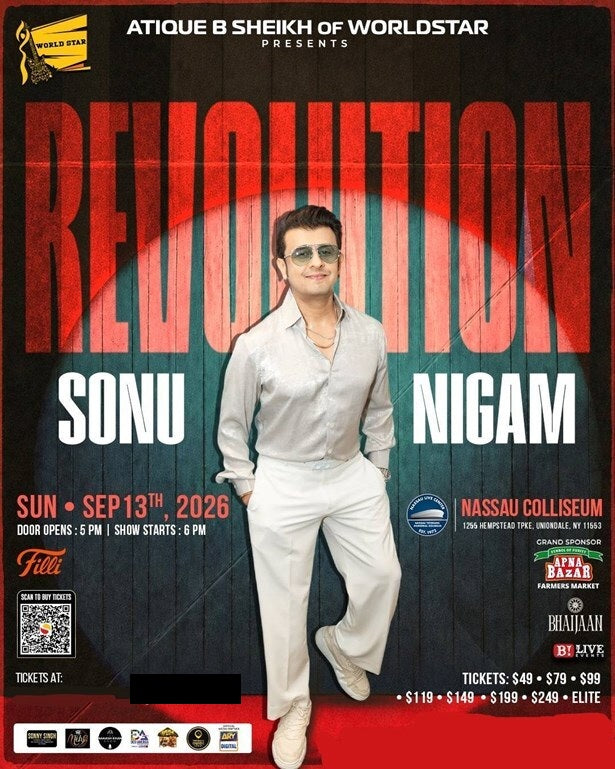 Revolution Sonu Nigam Concert in New York