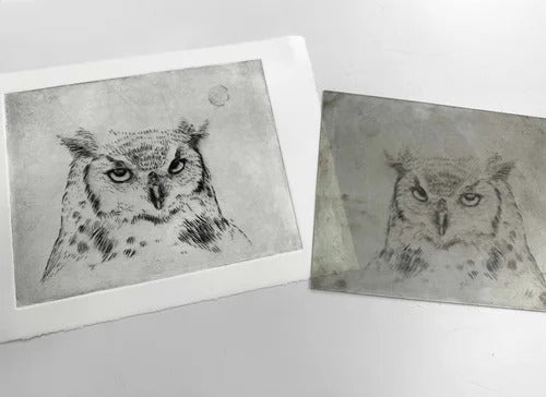 Drypoint Printing with Clare Winslow (Aug 8) - on Saturday