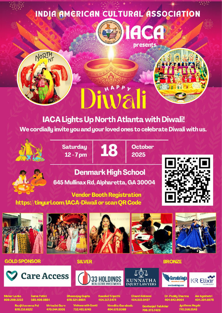IACA - Diwali Festival Vendor Signup ($200)