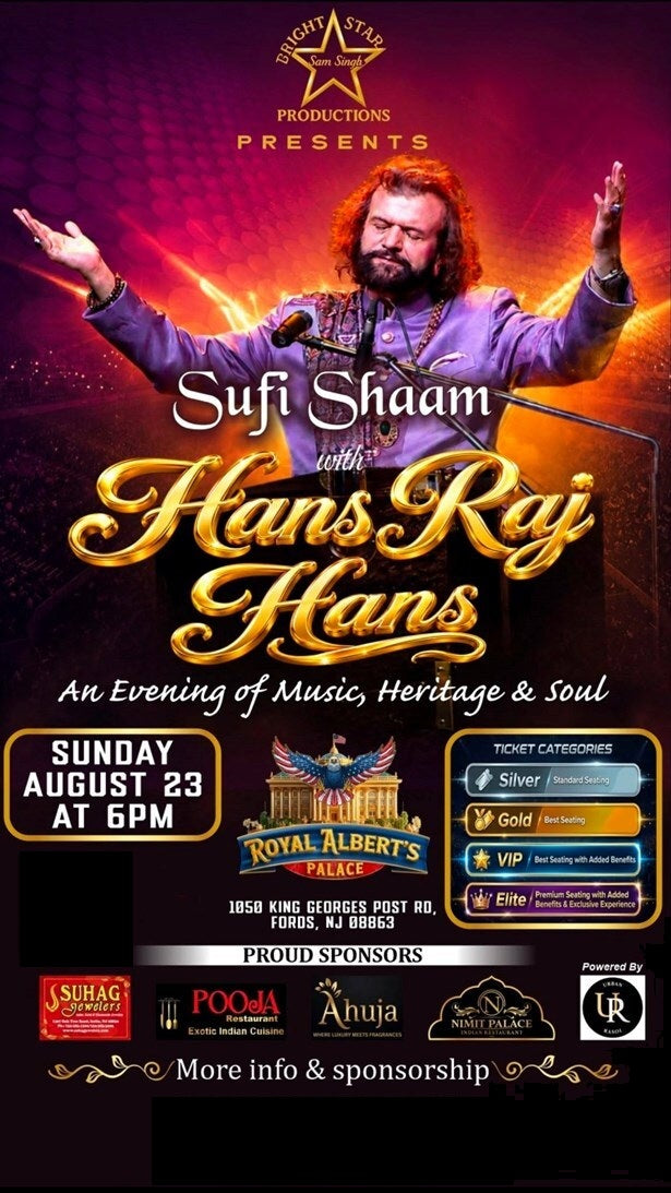 Sufi Shaam with Hans Raj Hans An Evening of Music, Heritage and Soul